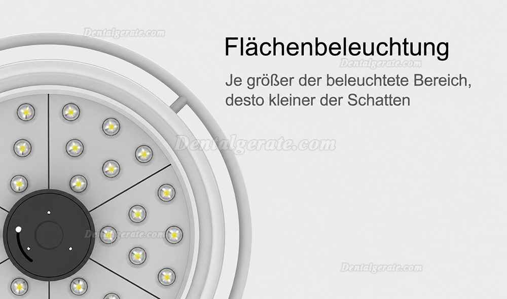 108W Decken-LED Schattenlose Lampe Chirurgische medizinische Untersuchungsleuchte KWS KD-2036D-2